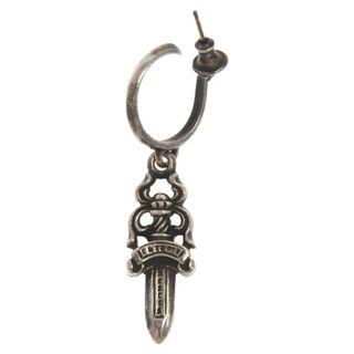 クロムハーツ(Chrome Hearts)のCHROME HEARTS クロムハーツ No5 DAGGER #5 ダガーフープピアス シルバー(ピアス(片耳用))