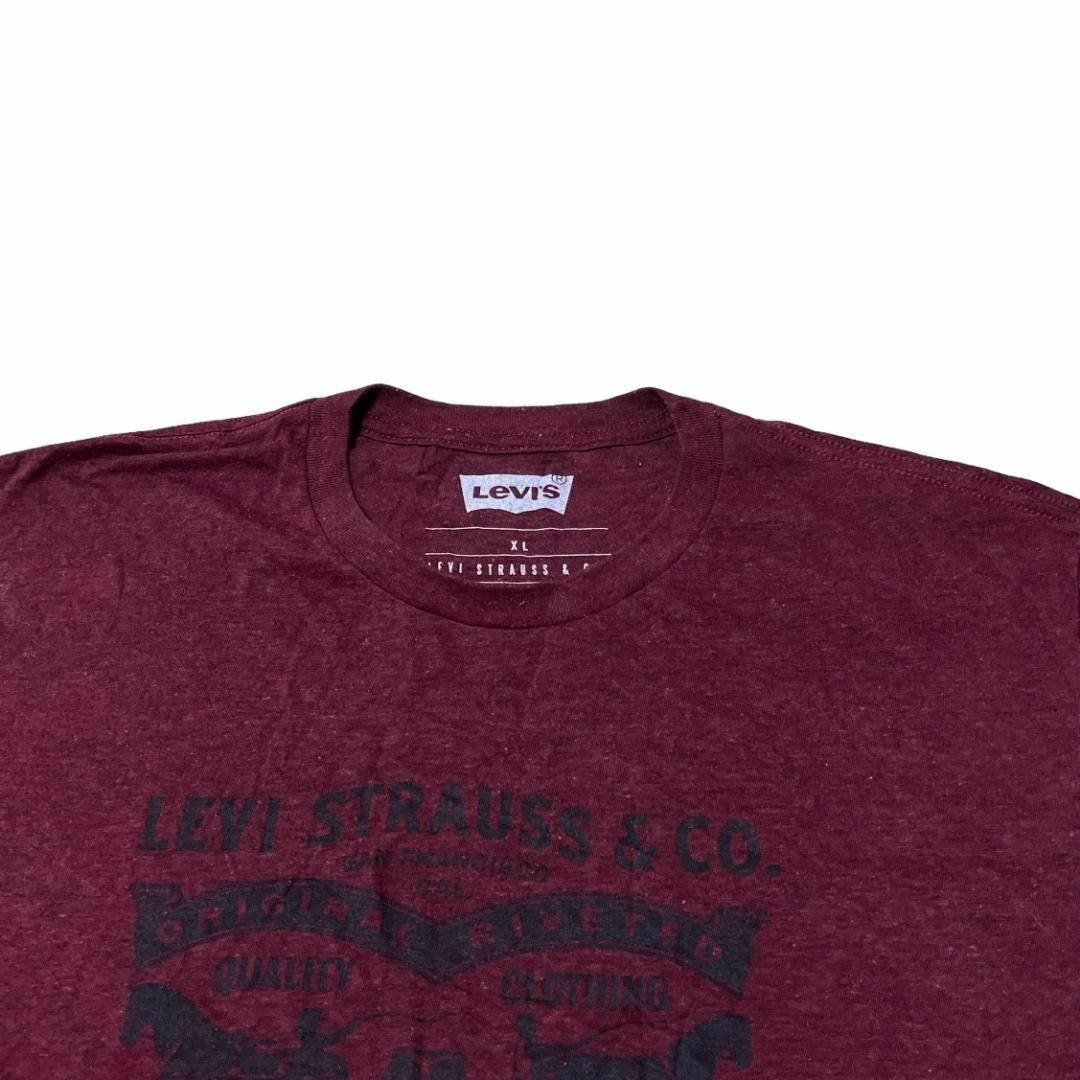 Levi's(リーバイス)のLevi's リーバイス 半袖Tシャツ ツーホース レッド US古着 e90 メンズのトップス(Tシャツ/カットソー(半袖/袖なし))の商品写真