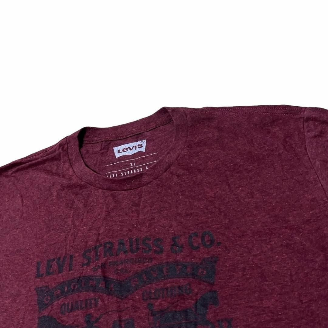 Levi's(リーバイス)のLevi's リーバイス 半袖Tシャツ ツーホース レッド US古着 e90 メンズのトップス(Tシャツ/カットソー(半袖/袖なし))の商品写真