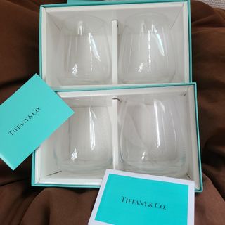 ティファニー(Tiffany & Co.)のティファニー TIFFANY＆Co   TCOロゴグラス　ロゴ ペアグラス(グラス/カップ)