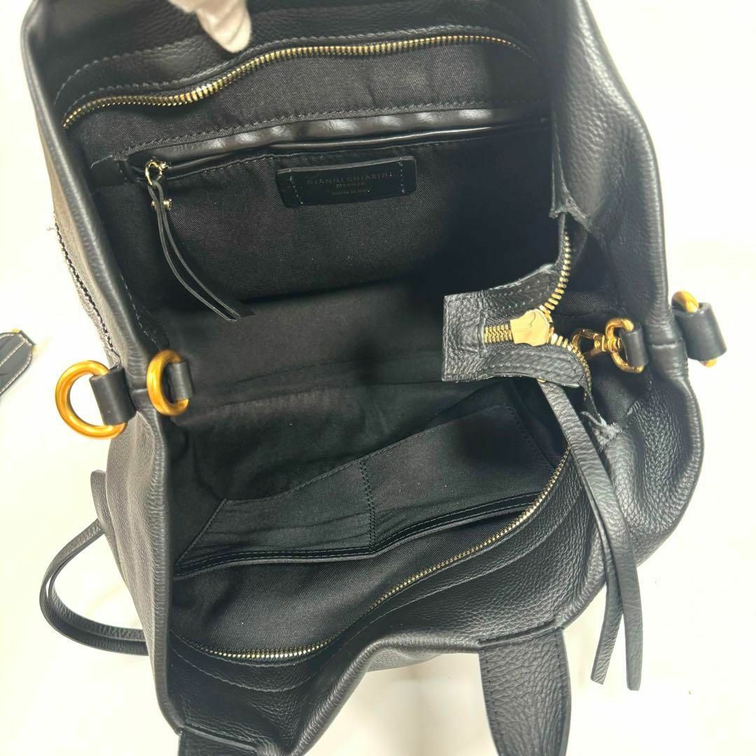 GIANNI CHIARINI(ジャンニキャリーニ)のジャンニキャリーニ デュナ 2way トートバッグ キャンバス レザー A4可 レディースのバッグ(トートバッグ)の商品写真
