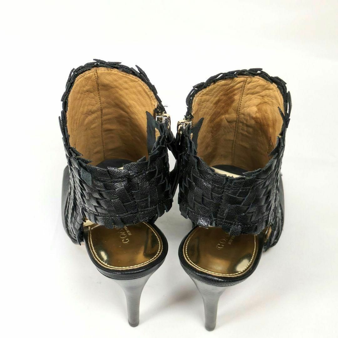 COACH(コーチ)のCOACH　コーチ　メッシュサンダル　ピンヒール　オープントゥ　革　23cm レディースの靴/シューズ(ハイヒール/パンプス)の商品写真