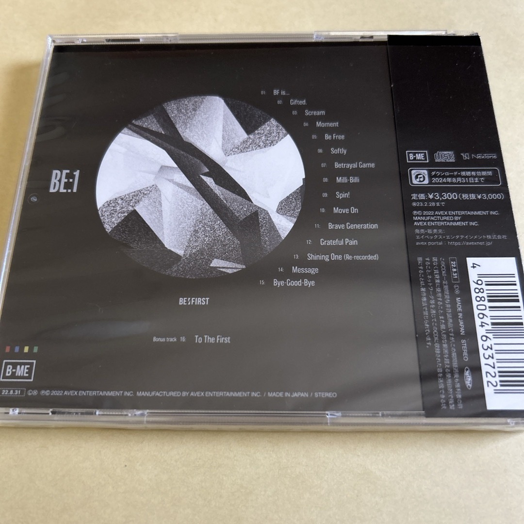 BE：1（初回生産限定盤） エンタメ/ホビーのCD(ポップス/ロック(邦楽))の商品写真