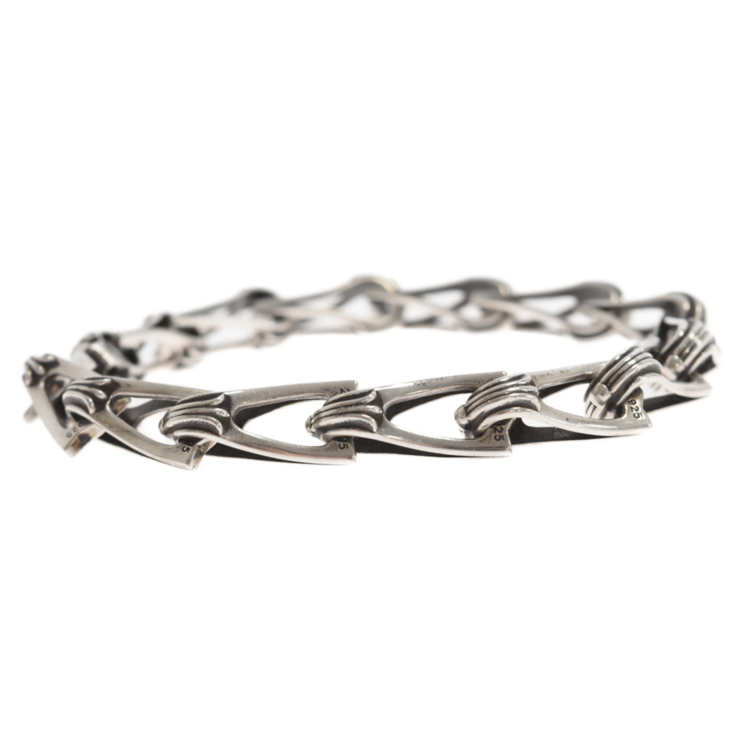 Chrome Hearts(クロムハーツ)のCHROME HEARTS クロムハーツ WINDOW CHAIN ウインドウ チェーン シルバーブレスレット バングル シルバー メンズのアクセサリー(ブレスレット)の商品写真