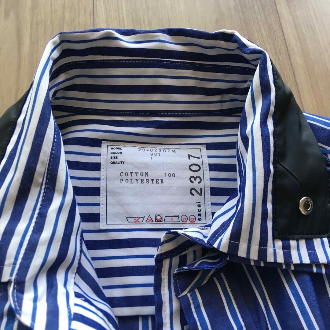 sacai(サカイ)の【新品未使用】sacai 20SS ストライプ レイヤード シャツ メンズのトップス(シャツ)の商品写真