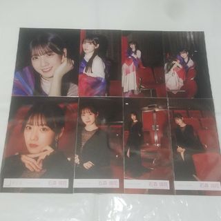 櫻坂46　生写真　石森璃花　油を注せMV衣装　8種コンプ(アイドルグッズ)