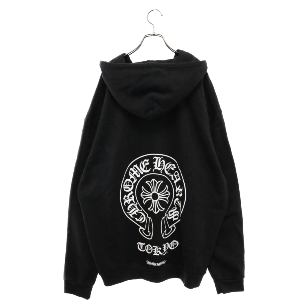 Chrome Hearts(クロムハーツ)のCHROME HEARTS クロムハーツ SWTSHRT HD ZIP LTD TOKYO 東京限定 ホースシュージップアップスウェットパーカー ブラック メンズのトップス(パーカー)の商品写真