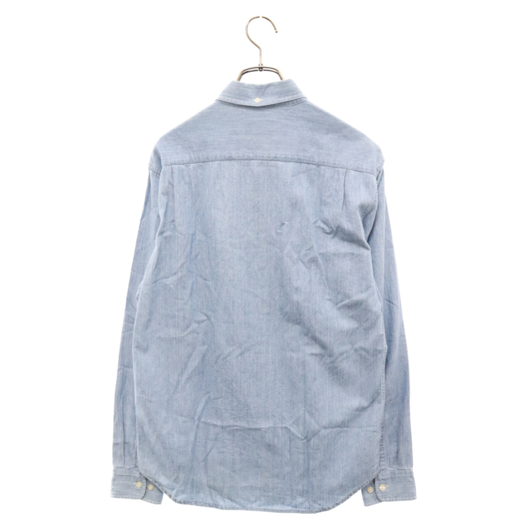 Supreme(シュプリーム)のSUPREME シュプリーム 14AW herringbone denim shirts ヘリンボーン デニム長袖シャツ ブルー メンズのトップス(シャツ)の商品写真