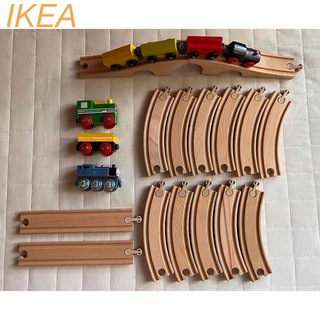 IKEA - IKEA LILLABO列車基本セット+BRIO列車+トーマス