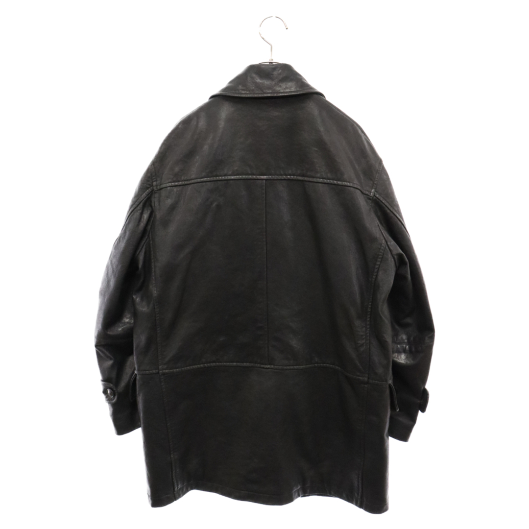 COMOLI(コモリ)のCOMOLI コモリ 22AW LAMB LEATHER COAT ラムレザーカーコート ブラック W03-04009 メンズのジャケット/アウター(フライトジャケット)の商品写真