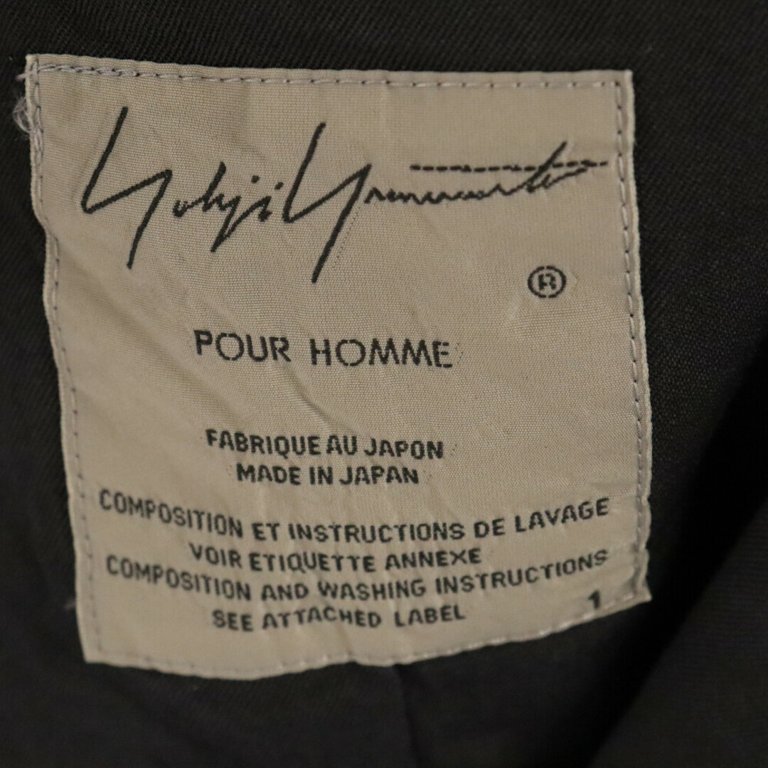 Yohji Yamamoto(ヨウジヤマモト)のYohji Yamamoto POUR HOMME ヨウジヤマモト プールオム 20AW ムラ染め 3Bテーラードジャケット HR-J05-101 ブラック メンズのジャケット/アウター(テーラードジャケット)の商品写真