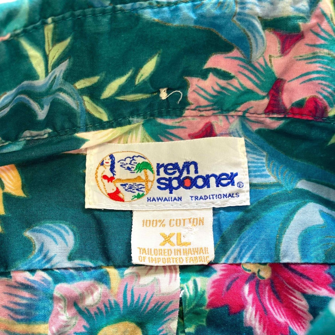 Reyn Spooner(レインスプーナー)の【reyn spooner】90s レインスプーナー ハーフボタン 花柄シャツ メンズのトップス(シャツ)の商品写真