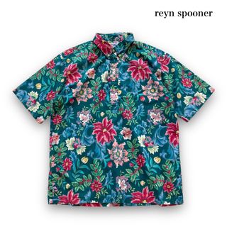 Reyn Spooner - 【reyn spooner】90s レインスプーナー ハーフボタン 花柄シャツ