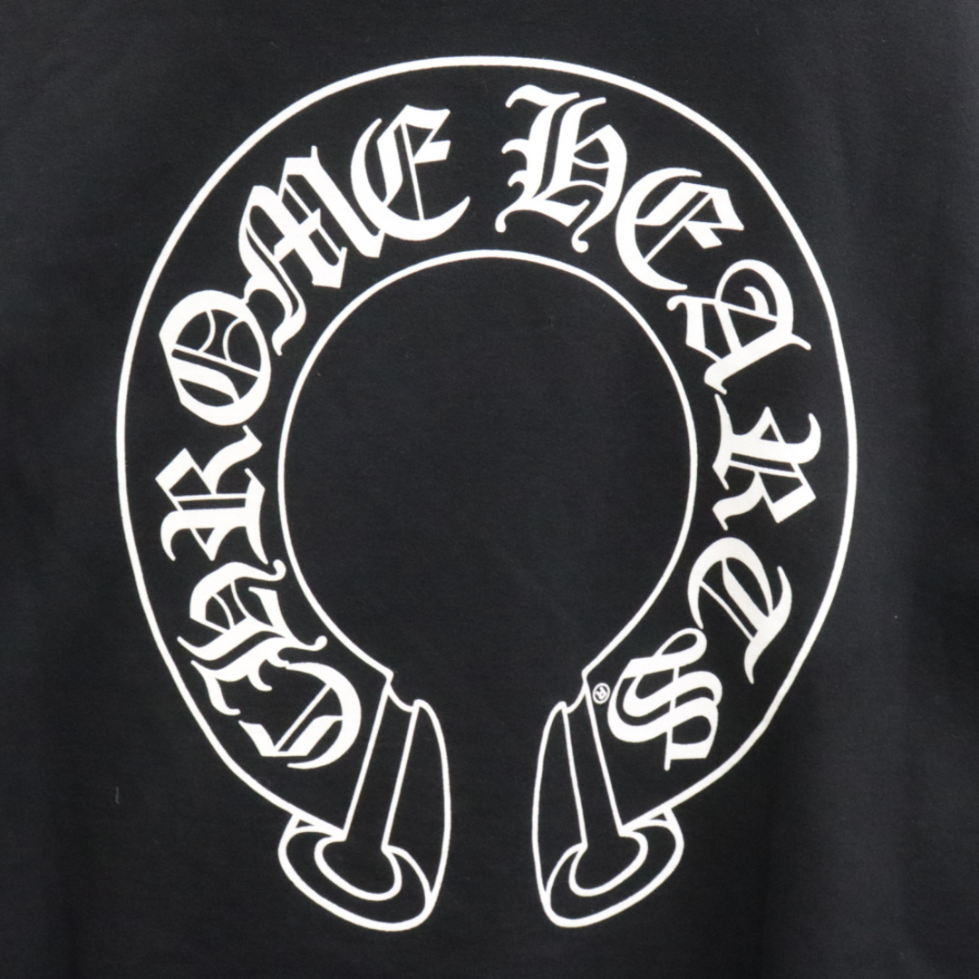 Chrome Hearts(クロムハーツ)のCHROME HEARTS クロムハーツ Horseshoe Pullover Hoodie ホースシュー クロス バックプリント プルオーバーパーカー ブラック メンズのトップス(パーカー)の商品写真