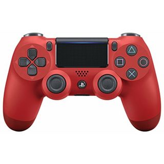 【純正品】ワイヤレスコントローラー (DUALSHOCK 4) マグマ・レッド (CUH-ZCT2J11)(その他)