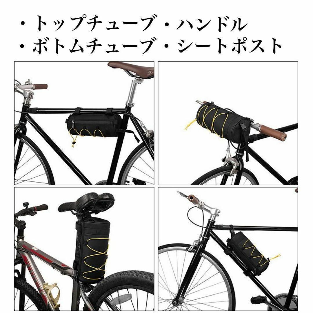 自転車 フロントバッグ ハンドルバッグ サドルバッグ フレームバッグ 防水 黒 自動車/バイクのバイク(装備/装具)の商品写真