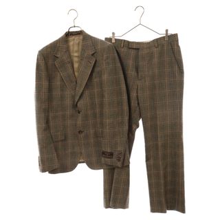 グッチ(Gucci)のGUCCI グッチ 1921 METAMORFOSI チェック柄 ウール2Bテーラードジャケット センタープレスウールパンツ セットアップスーツ ベージュ 721138 ZAJ6S/672087 ZAJ6S(セットアップ)