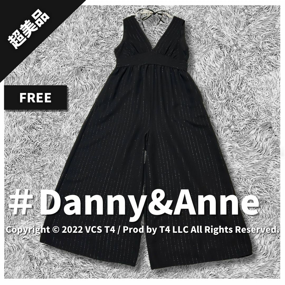 Danny＆Anne(ダニーアンドアン)の【超美品】ダニーアンドアン オールインワン F ストライプ ラメ入り ✓4341 レディースのレディース その他(セット/コーデ)の商品写真