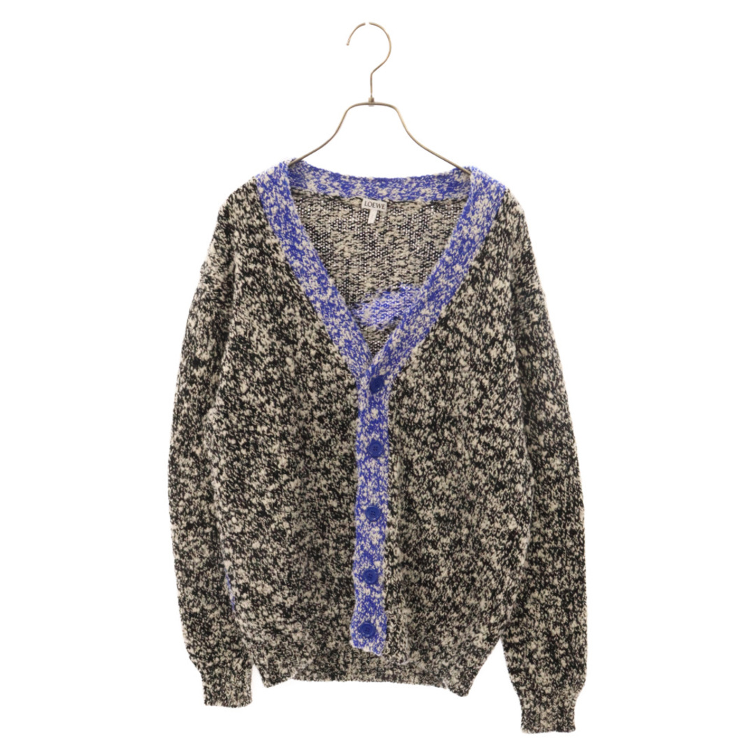 LOEWE(ロエベ)のLOEWE ロエベ Large L Cardigan H526Y16K25 インターシャ Vネック ウールニット カーディガン マルチ メンズのトップス(カーディガン)の商品写真