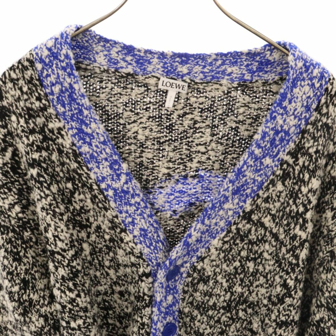 LOEWE(ロエベ)のLOEWE ロエベ Large L Cardigan H526Y16K25 インターシャ Vネック ウールニット カーディガン マルチ メンズのトップス(カーディガン)の商品写真