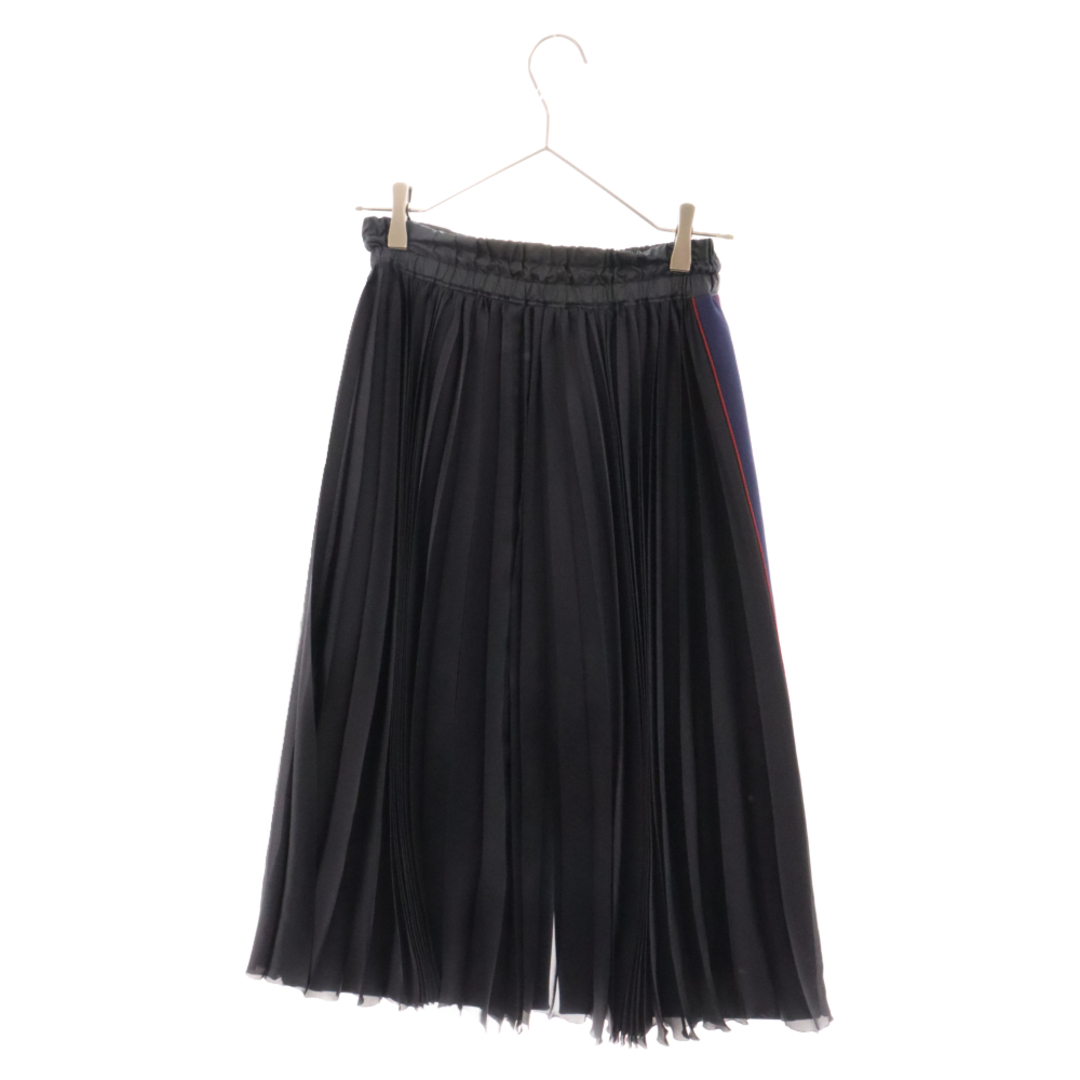 sacai(サカイ)のSacai サカイ 22AW Technical Jersey Skirt 22-06185 テクニカルジャージスカート ドッキング 再構築 ネイビー レディース レディースのスカート(ロングスカート)の商品写真