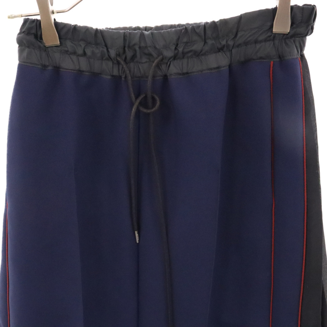 sacai(サカイ)のSacai サカイ 22AW Technical Jersey Skirt 22-06185 テクニカルジャージスカート ドッキング 再構築 ネイビー レディース レディースのスカート(ロングスカート)の商品写真