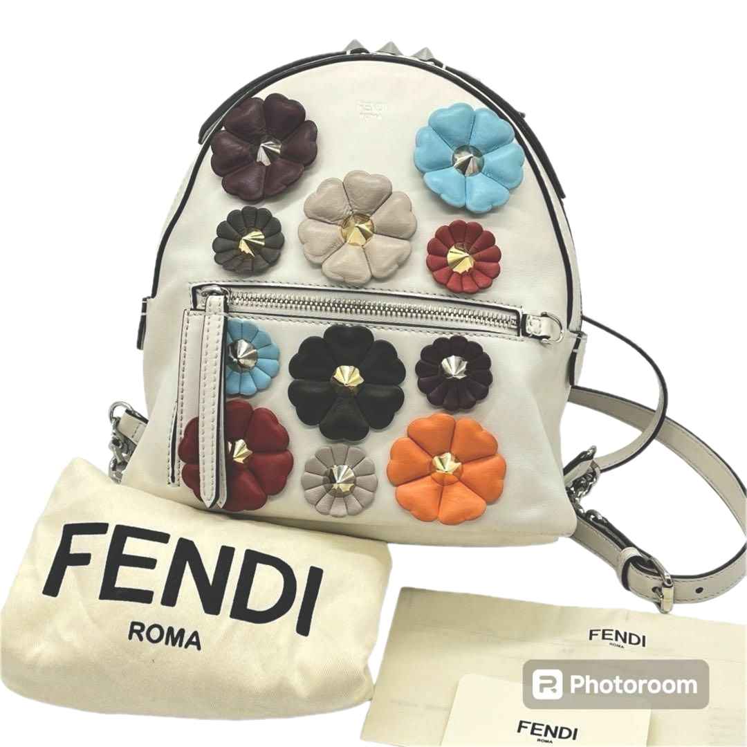 FENDI(フェンディ)のフェンディ 8BZ038 フラワー バックパック レディースのバッグ(リュック/バックパック)の商品写真