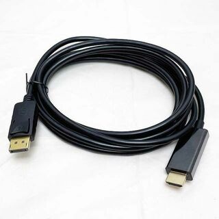 【新品未使用】DP－HDMI 変換ケーブル 3m(映像用ケーブル)