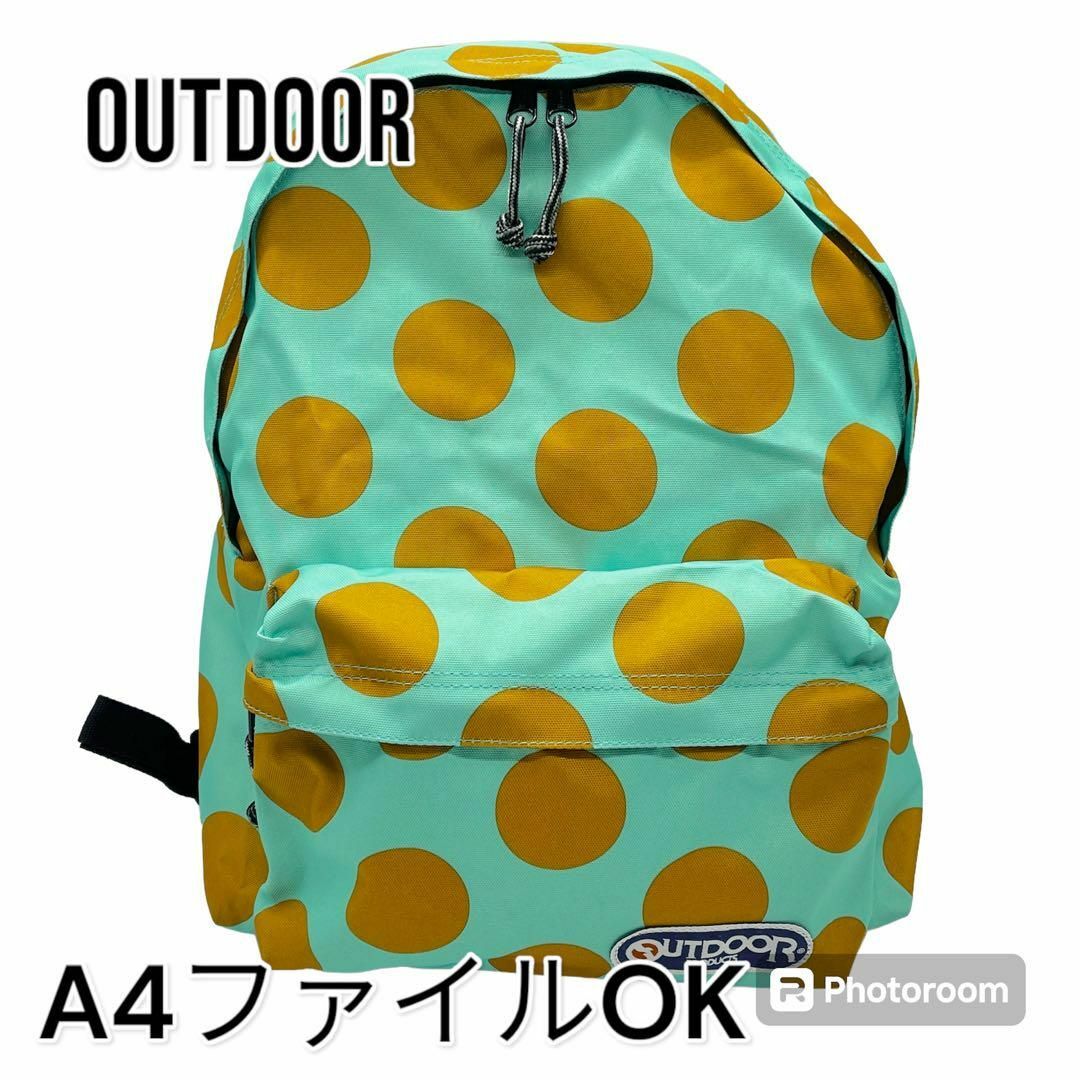 OUTDOOR PRODUCTS(アウトドアプロダクツ)の【新品未使用品】水玉柄　OUTDOOR PRODUCTS バックパック レディースのバッグ(リュック/バックパック)の商品写真