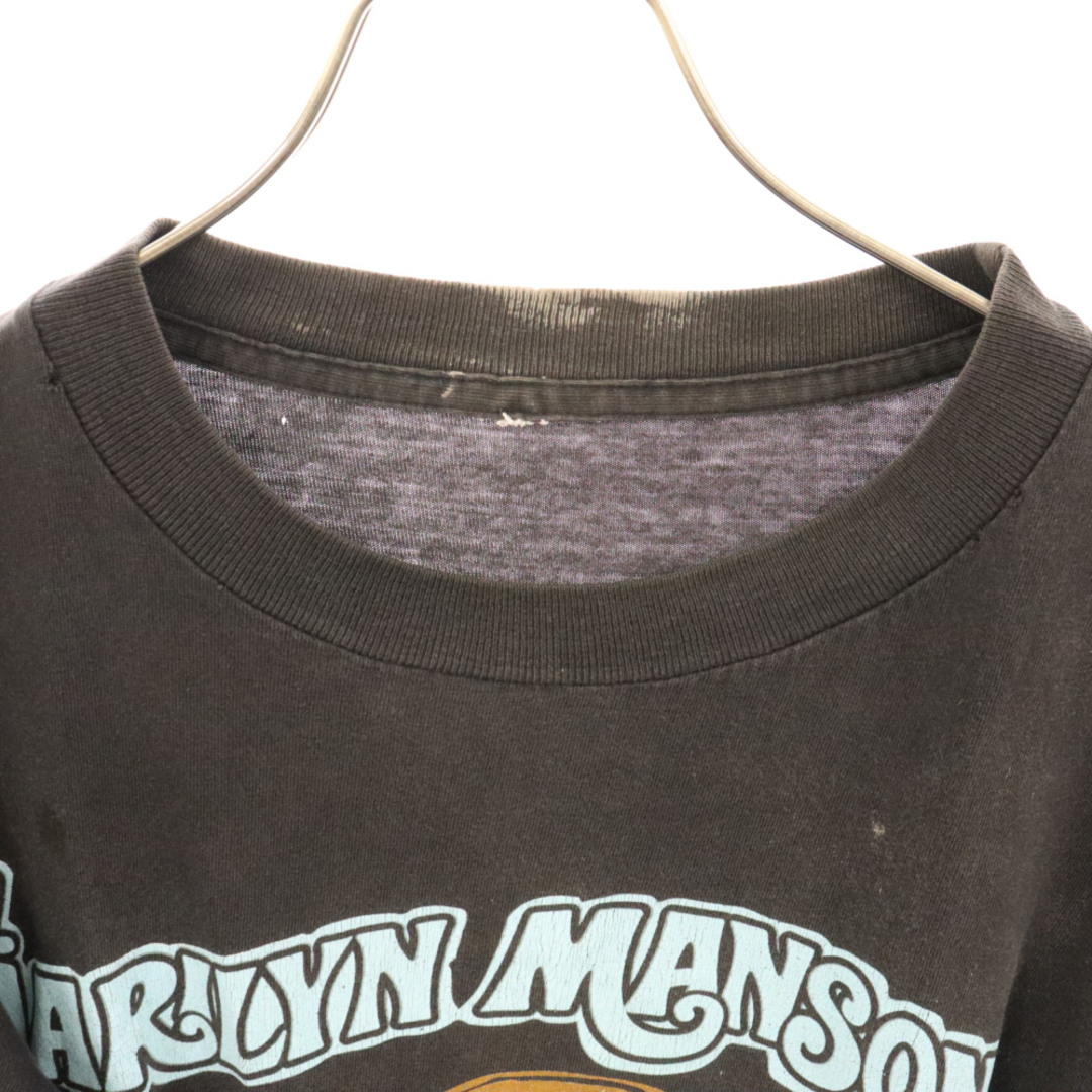 VINTAGE ヴィンテージ 90s VINTAGE MARILYN MANSON IF YOU MEET TEE マリリンマンソン 両面プリント半袖Tシャツ ブラック メンズのトップス(Tシャツ/カットソー(半袖/袖なし))の商品写真