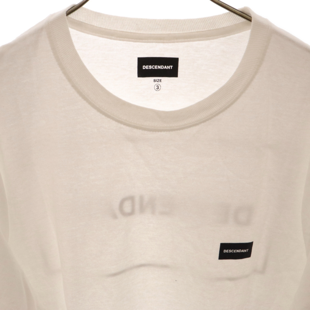 DESCENDANT(ディセンダント)のDESCENDANT ディセンダント 20AW CACHALOT LS TEE カシャロ 長袖Tシャツ ホワイト メンズのトップス(シャツ)の商品写真