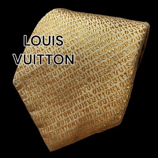 ルイヴィトン(LOUIS VUITTON)の【LOUIS VUITTON】　ルイヴィトン　総柄　イタリア製(ネクタイ)