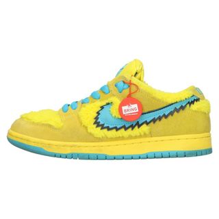 ナイキ(NIKE)のNIKE SB ナイキエスビー ×Grateful Dead SB DUNK LOW PRO QS YELLOW BEAR CJ5378-700 グレイトフルデッドベアーズ ダンク ロー イエローベア ローカットスニーカー US7/25cm(スニーカー)