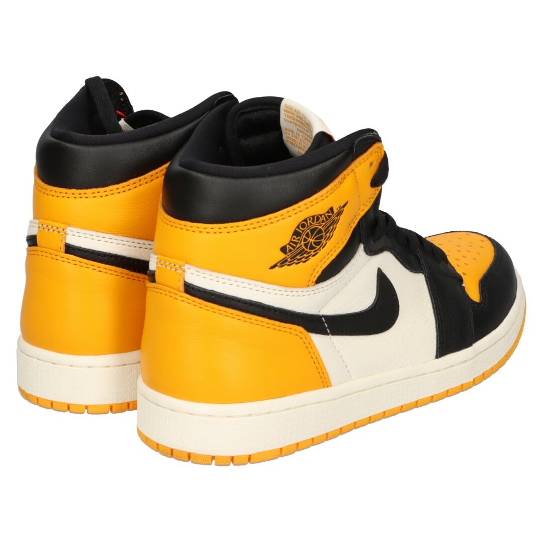 NIKE(ナイキ)のNIKE ナイキ AIR JORDAN 1 RETRO HIGH OG Taxi 555088-711 エアジョーダン1 ハイ OG タクシー ハイカットスニーカー イエロー/ブラック US8.5/26.5cm メンズの靴/シューズ(スニーカー)の商品写真