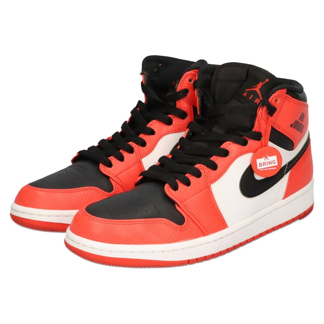 NIKE(ナイキ)のNIKE ナイキ AIR JORDAN 1 RETRO HIGH Rare Orange 332550-800 エアジョーダン 1 レトロ レア ハイカットスニーカー オレンジ US8.5/26.5cm メンズの靴/シューズ(スニーカー)の商品写真