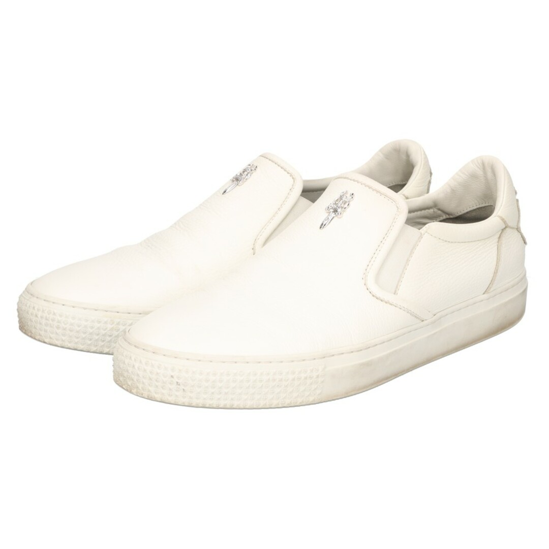 Chrome Hearts(クロムハーツ)のCHROME HEARTS クロムハーツ SLIP ON スリッポン CHプラス レザーパッチ ダガー レザー ローカットスニーカー メンズの靴/シューズ(スニーカー)の商品写真