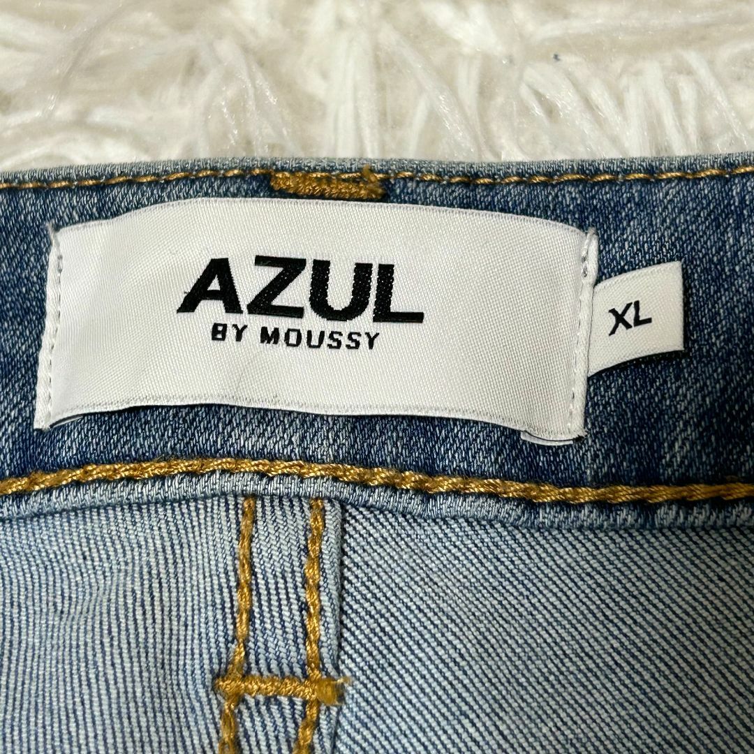 AZUL by moussy(アズールバイマウジー)の【超美品】アズールバイマウジー デニム・ジーンズ スキニー XL ✓4334 レディースのパンツ(デニム/ジーンズ)の商品写真