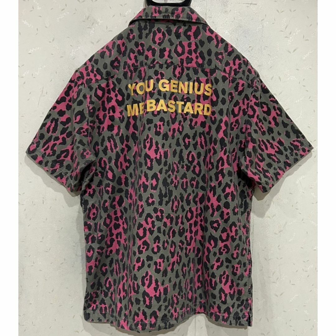 HYSTERIC GLAMOUR(ヒステリックグラマー)の＊HYSTERIC GLAMOUR レオパード バックプリント 半袖シャツ M メンズのトップス(シャツ)の商品写真