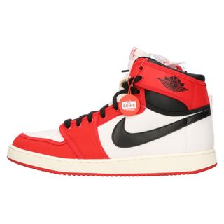 ナイキ(NIKE)のNIKE ナイキ AIR JORDAN 1 HIGH KO CHICAGO DA9089-100 エアジョーダン1 ハイ ノックアウト シカゴ ハイカットスニーカー ホワイト/レッド US10.5/28.5cm(スニーカー)