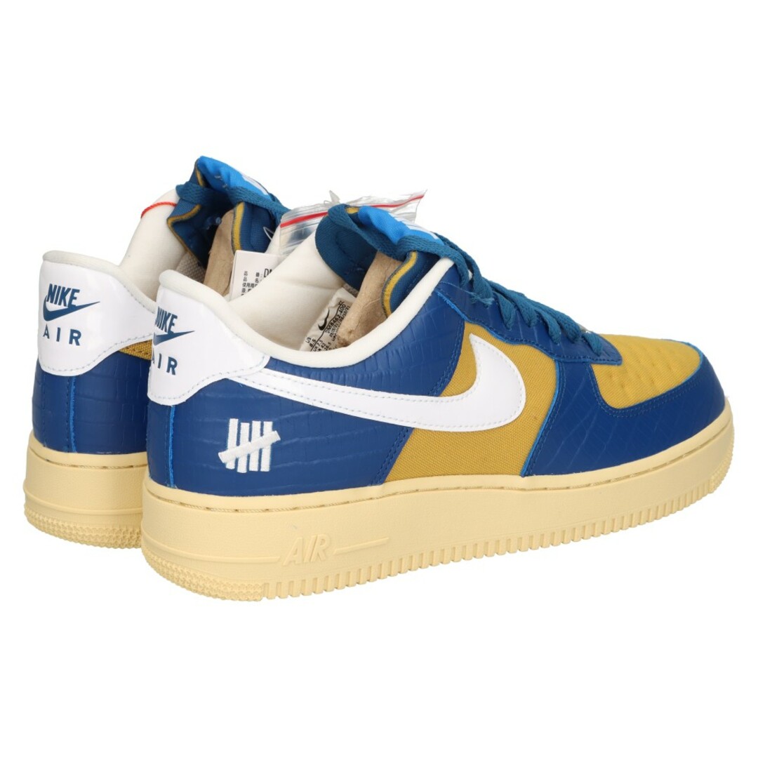 NIKE(ナイキ)のNIKE ナイキ ×UNDEFEATED AIR FORCE 1 LOW SP DM8462-400 アンディフィーテッド エアフォース1 ローカットスニーカー ブルー/イエロー US8.5/26.5cm メンズの靴/シューズ(スニーカー)の商品写真