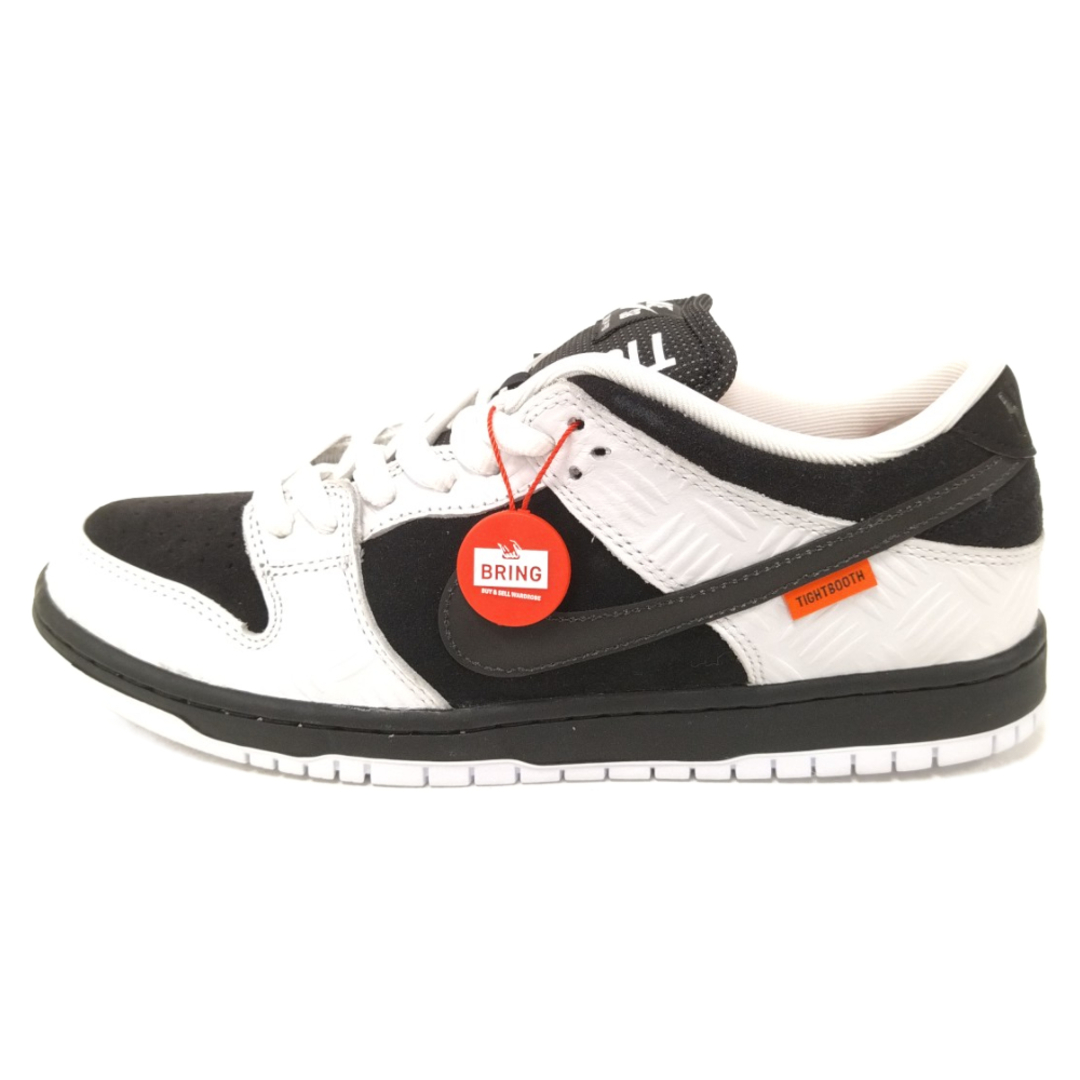 NIKE(ナイキ)のNIKE SB ナイキエスビー ×TIGHTBOOTH SB DUNK LOW PRO QS タイトブース エスビーダンク ローカットスニーカー ホワイト/ブラック FD2629-100 US11 メンズの靴/シューズ(スニーカー)の商品写真