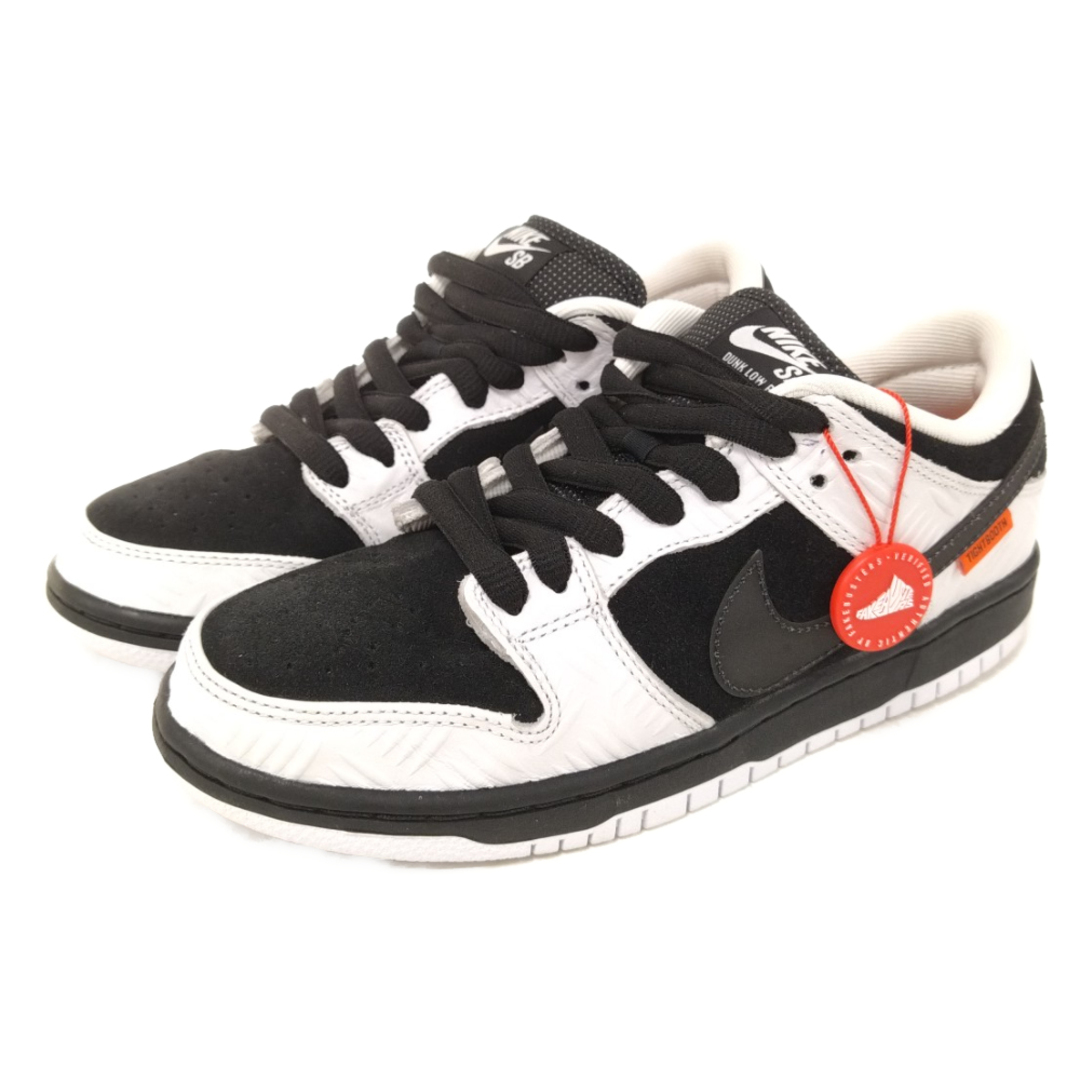 NIKE(ナイキ)のNIKE SB ナイキエスビー ×TIGHTBOOTH SB DUNK LOW PRO QS タイトブース エスビーダンク ローカットスニーカー ホワイト/ブラック FD2629-100 US7 メンズの靴/シューズ(スニーカー)の商品写真