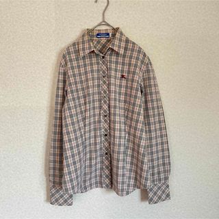 BURBERRY BLUE LABEL - BURBERRY バーバリーブルーレーベル　ノバチェックシャツ40