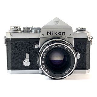 ニコン F アイレベル シルバー + NIKKOR-H 50mm F2 非Ai ［ジャンク品］ 中古(フィルムカメラ)