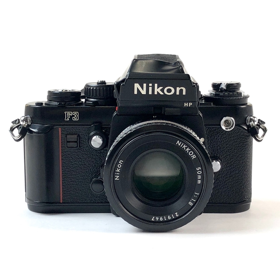 ニコン F3 HP Dマーク付 + Ai-S NIKKOR 50mm F1.8 パンケーキ 中古 スマホ/家電/カメラのカメラ(フィルムカメラ)の商品写真