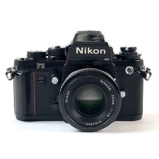 ニコン F3 HP Dマーク付 + Ai-S NIKKOR 50mm F1.8 パンケーキ 中古(フィルムカメラ)