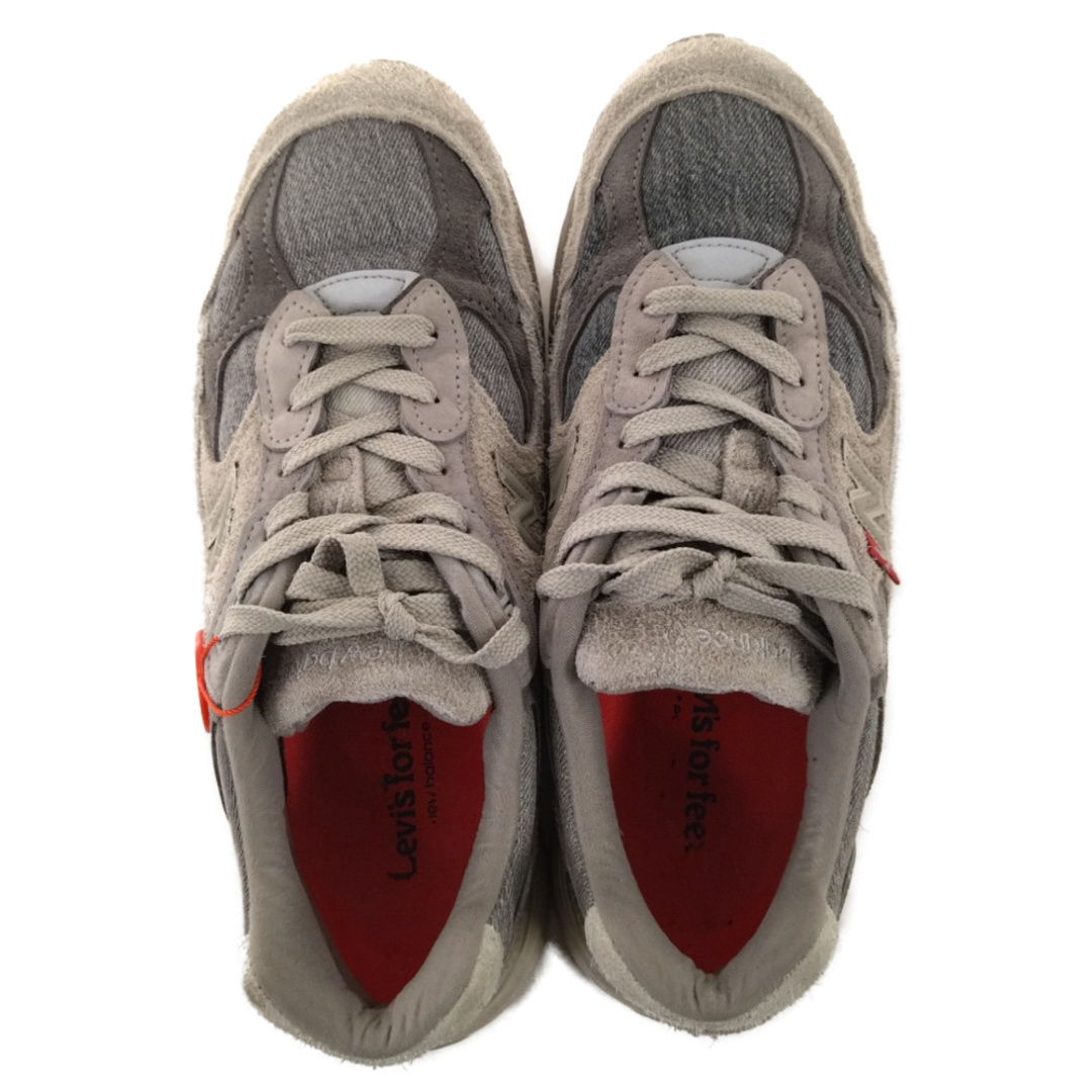 New Balance(ニューバランス)のNew Balance ニューバランス ×Levi's 992 "Grey Denim" M992LV リーバイス ローカットスニーカー US8.5/26.5cm グレー メンズの靴/シューズ(スニーカー)の商品写真