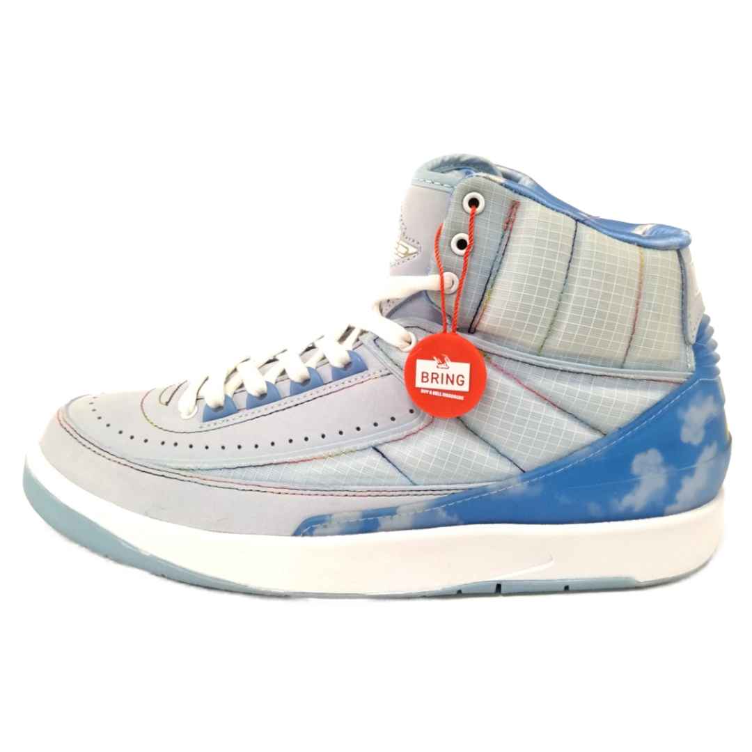 NIKE(ナイキ)のNIKE ナイキ ×J Balvin AIR JORDAN 2 RETRO SP Celestine Blue J. バルヴィン エアジョーダン2 レトロ SP セレスティンブルー ハイカットスニーカー DQ7691-419 US8.5/26.5cm メンズの靴/シューズ(スニーカー)の商品写真