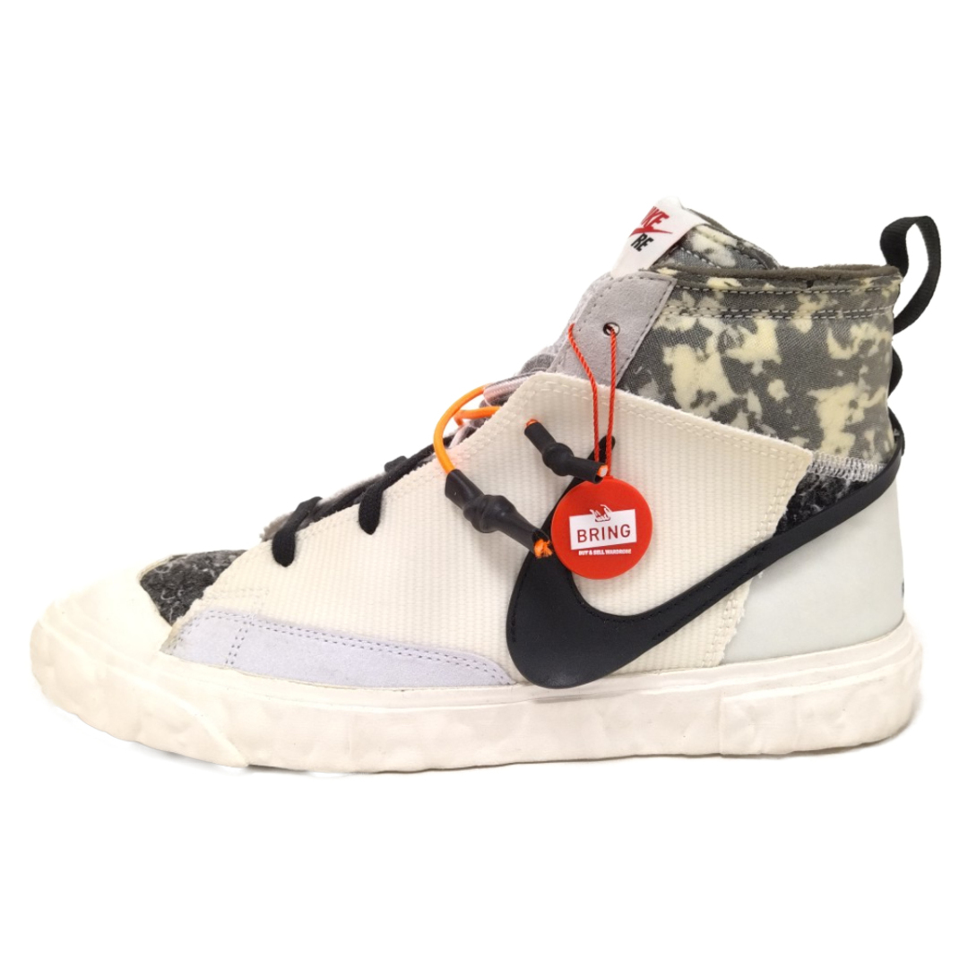 NIKE(ナイキ)のNIKE ナイキ ×READY MADE BLAZER MID CZ3589-100 レディメイド ブレザー ミッドカットスニーカー ホワイト US8.5/26.5cm メンズの靴/シューズ(スニーカー)の商品写真