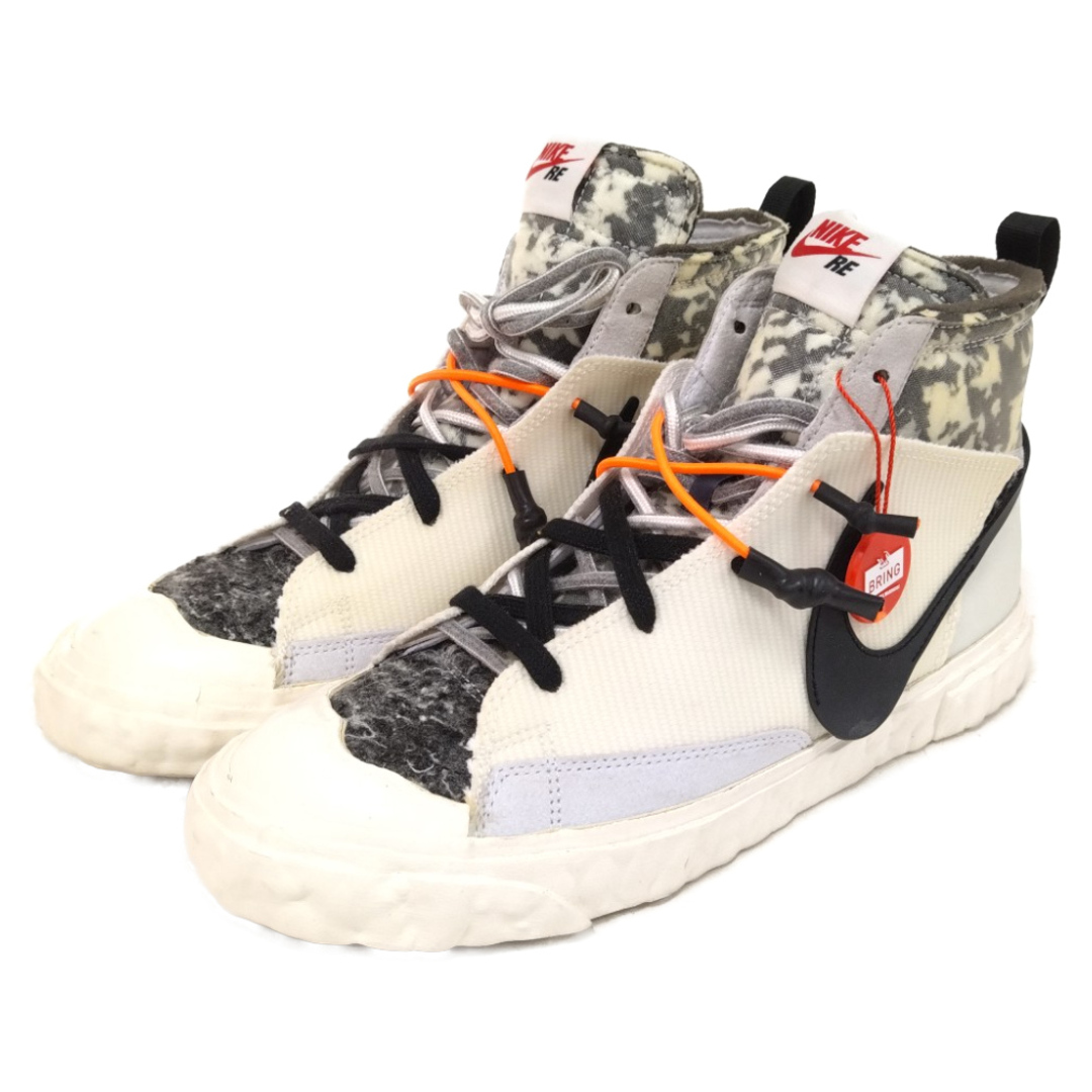 NIKE(ナイキ)のNIKE ナイキ ×READY MADE BLAZER MID CZ3589-100 レディメイド ブレザー ミッドカットスニーカー ホワイト US8.5/26.5cm メンズの靴/シューズ(スニーカー)の商品写真